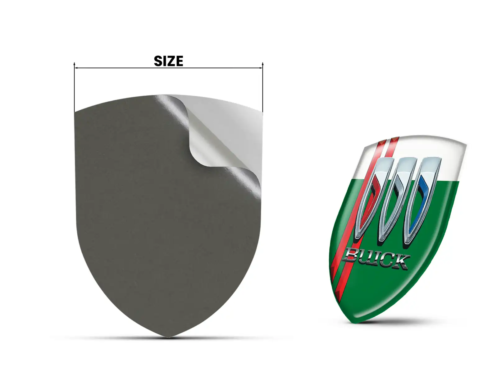 Buick Sticker Silicone Pro Max Durable Design Stylé